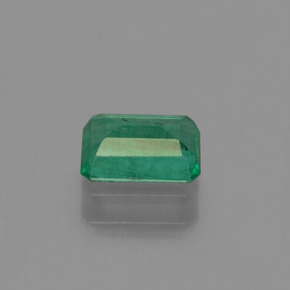 Smeraldo naturale verde da 0,53 ct, taglio smeraldo, SI-I1