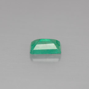 Smeraldo naturale verde da 0,51 ct, taglio smeraldo, SI-I1
