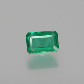 Smeraldo naturale verde da 0,47 ct, taglio smeraldo, SI-I1