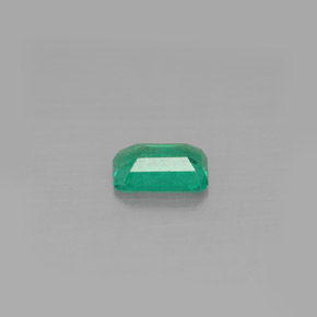Smeraldo naturale verde da 0,37 ct, taglio smeraldo, SI