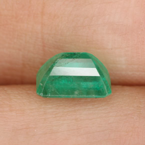 Smeraldo naturale verde da 1,08 ct, taglio smeraldo, SI-I1