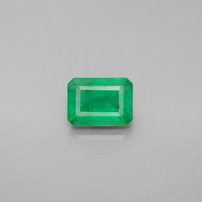 Smeraldo naturale verde da 0,99 ct, taglio smeraldo, VS-SI