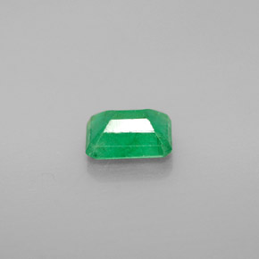 Smeraldo naturale verde da 0,99 ct, taglio smeraldo, VS-SI
