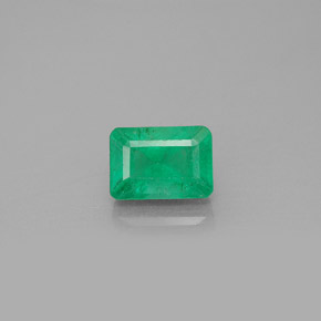 Smeraldo naturale verde da 1,22 ct, taglio smeraldo, VS-SI