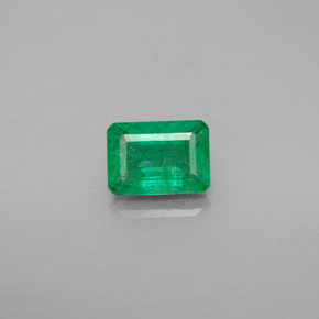 Smeraldo naturale verde da 0,92 ct, taglio smeraldo, VS-SI