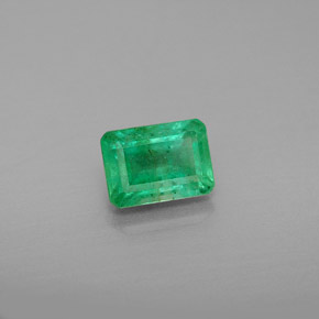 Smeraldo naturale verde da 1,13 ct, taglio smeraldo, VS-SI