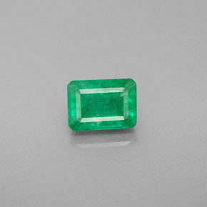 Smeraldo naturale verde da 1,18 ct, taglio smeraldo, VS-SI