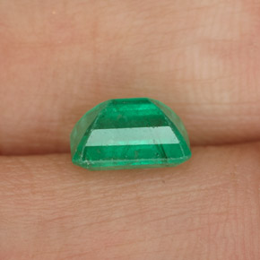 Smeraldo naturale verde da 1,07 ct, taglio smeraldo, SI-I1