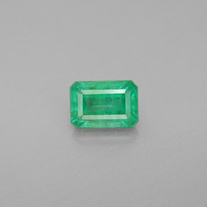 Smeraldo naturale verde da 1,03 ct, taglio smeraldo, SI