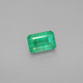 Smeraldo naturale verde da 1,03 ct, taglio smeraldo, SI