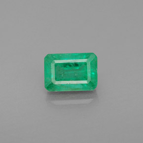 Smeraldo naturale verde da 1,13 ct, taglio smeraldo, SI