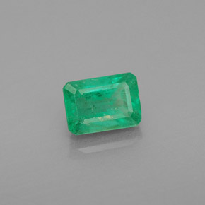 Smeraldo naturale verde da 1,13 ct, taglio smeraldo, SI