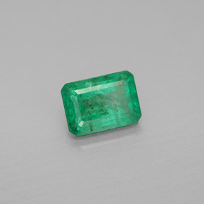 Smeraldo naturale verde da 1,03 ct, taglio smeraldo, SI