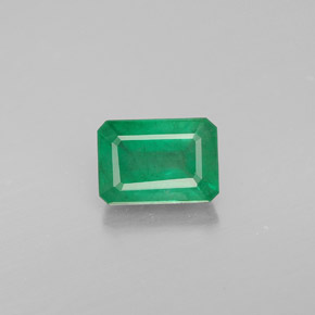 Smeraldo naturale verde da 1,01 ct, taglio smeraldo, VS-SI