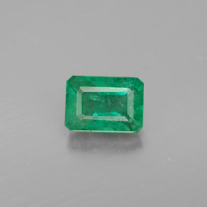 Smeraldo naturale verde da 1,13 ct, taglio smeraldo, VS-SI