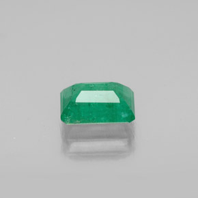 Smeraldo naturale verde da 0,95 ct, taglio smeraldo, VS-SI