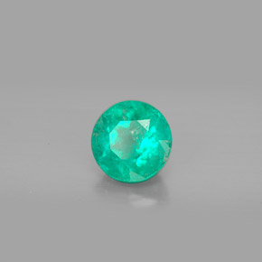 Smeraldo Verde naturale da 1.16 ct, Taglio rotondo, VS-SI