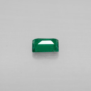 Smeraldo naturale verde da 0,25 ct, baguette, SI