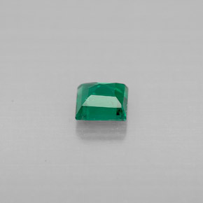 Smeraldo naturale verde da 0,33 ct, baguette, SI