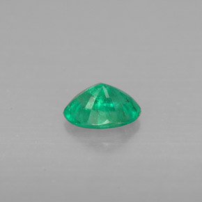 Smeraldo naturale verde da 0,41 ct, taglio ovale, VS-SI