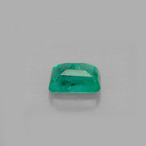 Smeraldo naturale verde da 0,66 ct, taglio smeraldo, VS-SI