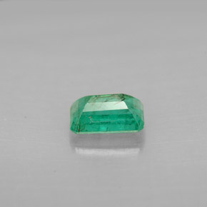 Smeraldo naturale verde da 0,60 ct, taglio smeraldo, VS-SI