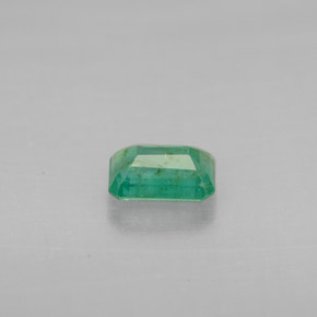 Smeraldo naturale verde da 0,55 ct, taglio smeraldo, VS-SI