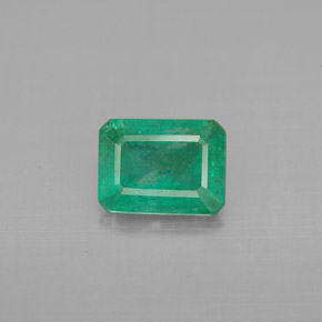 Smeraldo naturale verde da 1,17 ct, taglio smeraldo, VS-SI