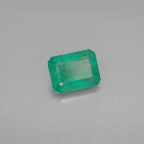 Smeraldo naturale verde da 1,19 ct, taglio smeraldo, VS-SI