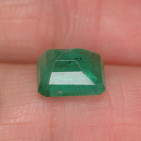 Smeraldo naturale verde da 1,70 ct, taglio smeraldo, SI-I1