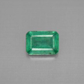 Smeraldo naturale verde da 1,16 ct, taglio smeraldo, VS-SI