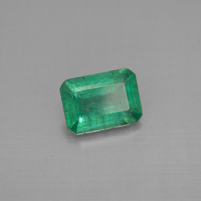 Smeraldo naturale verde da 1,16 ct, taglio smeraldo, VS-SI