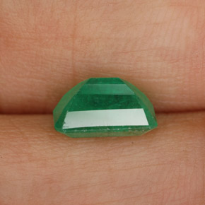 Smeraldo naturale verde da 1,49 ct, taglio smeraldo, SI-I1
