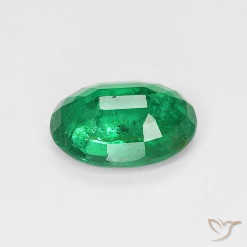 Smeraldo Verde freddo naturale da 1.83 ct, Ovale, SI-I1