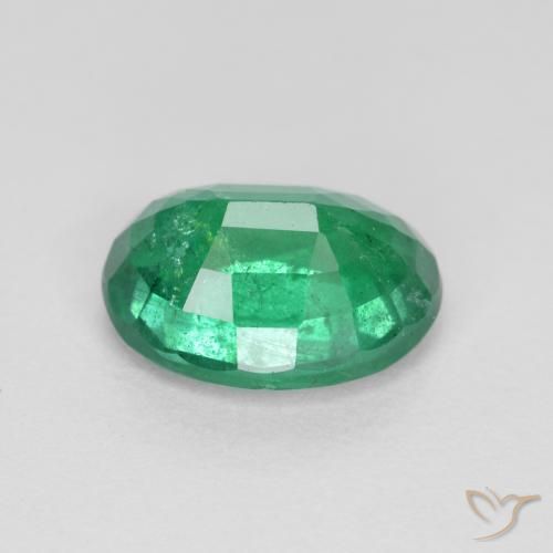 Smeraldo Verde Smeraldo Medio naturale da 1.63 ct, Ovale, SI