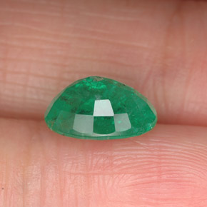 Smeraldo naturale verde da 1,85 ct, taglio ovale, SI-I1