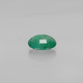 Smeraldo naturale verde da 1,18 ct, taglio ovale, SI