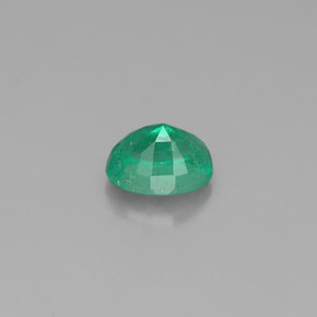 Smeraldo naturale verde da 0,39 ct, taglio ovale, SI
