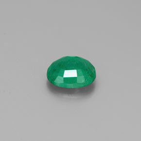 Smeraldo naturale verde da 0,35 ct, taglio ovale, SI