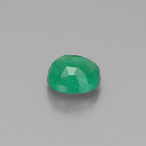Smeraldo naturale verde da 0,43 ct, taglio ovale, SI