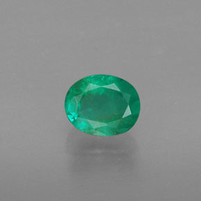 Smeraldo naturale verde da 0,36 ct, taglio ovale, SI