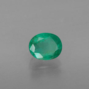 Smeraldo naturale verde da 0,36 ct, taglio ovale, SI
