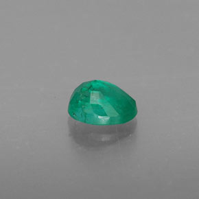 Smeraldo naturale verde da 0,36 ct, taglio ovale, SI