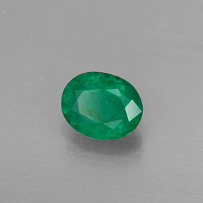 Smeraldo naturale verde da 0,36 ct, taglio ovale, SI