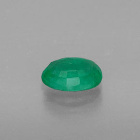 Smeraldo naturale verde da 0,46 ct, taglio ovale, SI