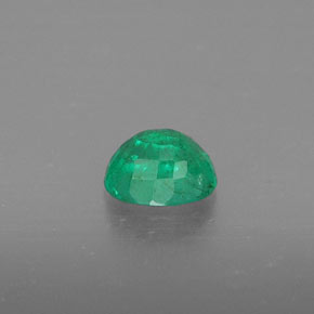 Smeraldo naturale verde da 0,37 ct, taglio ovale, SI