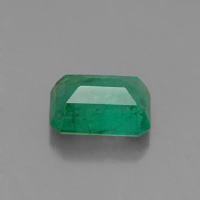 Smeraldo naturale verde da 0,98 ct, taglio smeraldo, SI-I1