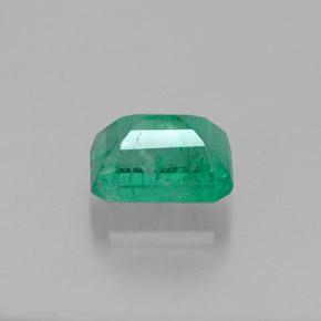 Smeraldo naturale verde da 1,09 ct, taglio smeraldo, SI