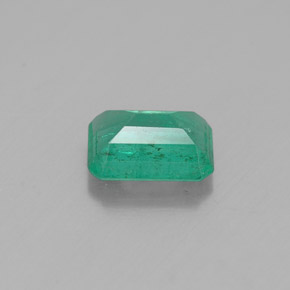 Smeraldo naturale verde da 0,84 ct, taglio smeraldo, SI