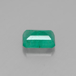 Smeraldo naturale verde da 0,91 ct, taglio smeraldo, SI